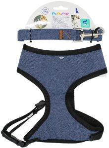 SZELKI DLA PSA ZE SMYCZĄ DENIM 1