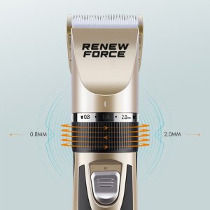 MOCNA Maszynka do strzyżenia PSÓW PSA zwierząt bezprzewodowa CICHA zestaw 5