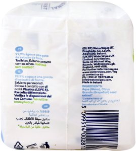 Drėgnos servetėlės kūdikiams Water Wipes, 3x48 vnt. 2