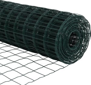 vidaXL Euro Ogrodzenie Zestaw 2 Zielone Metalowe 25 x 0.8 m Trwałe 2
