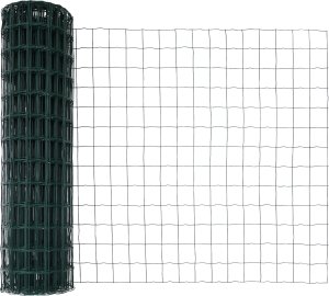 vidaXL Ogrodzenie Euro Zestaw 2 Zielone Stal z powłoką PVC 25 x 1,2 m 4
