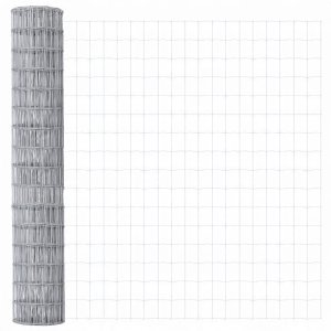 vidaXL Ogrodzenie Euro z 7 flażami 1.6x10 m ze stali ocynkowanej 6