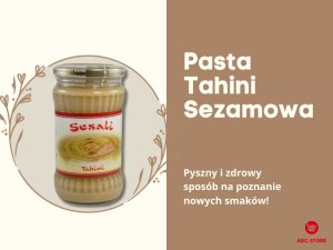 Ceren Pasta sezamowa tahini do hummus do sosów przyprawa turecka sesali 300g 3