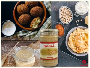 Ceren Pasta sezamowa tahini do hummus do sosów przyprawa turecka sesali 300g 4