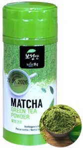 Matcha 100% zielona herbata z Boseongsan macza w proszku green tea puszka 50g 1