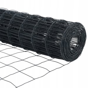 vidaXL Euro ogrodzenie Szare 0.6x25m 7