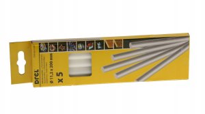 Hot glue sticks 11.2 mm x 200 mm, white, 5 pcs. 6
