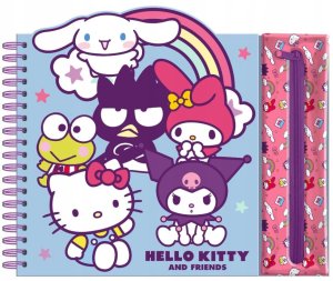 *****Hello Kitty saszetka+kredki+ks HK50183 91424 1