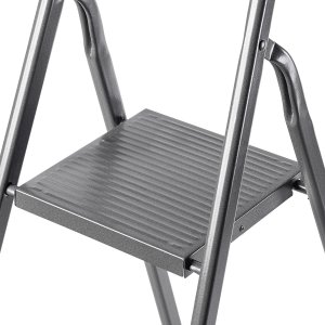 Drabina Stalowa 4 Stopniowa Domowa Drabinka Składana Stopnie Solidna 125kg 7