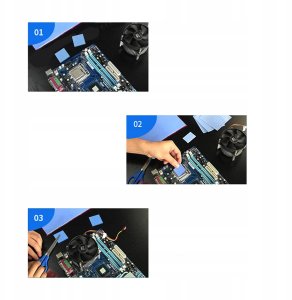 Rosfix TERMOPAD THERMOPAD 100SZT 12x12x1.5MM 10W/mK TAŚMA TERMOPRZEWODZĄCA 9