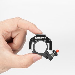 Dzwonek rowerowy w kształcie litery C - czarny Dzwonek rowerowy w kształcie litery C - czarny 4