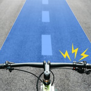 Dzwonek rowerowy w kształcie litery C - czarny Dzwonek rowerowy w kształcie litery C - czarny 7