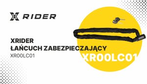 Łańcuch zapięcie rowerowe 6x900mm XRIDER XR00LC01 2