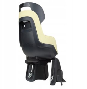 Bobike Maxi GO RS - bicycle seat mounted on a luggage rack with adjustable back Lemon Sorbet 2