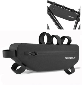 Rockbros Torba do Roweru na Ramę 3l Czarna Wodoodporna 1
