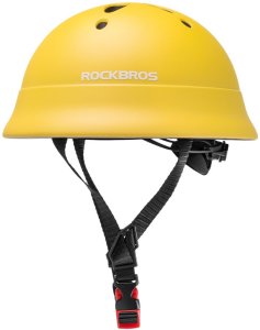 Kask rowerowy dla dzieci Rockbros, żółty 1