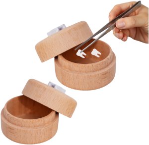 Drewniane Pudełko Na Zęby Mleczne Dla Dzieci Z Grawerem Tooth Fairy Box 3