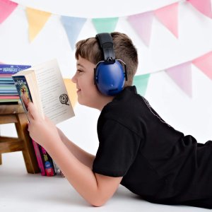 Słuchawki ochronne nauszniki wygłuszające dzieci czerwony 3lata+ BANZ 5