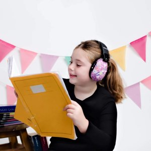 Słuchawki ochronne nauszniki wygłuszające dzieci czerwony 3lata+ BANZ 6