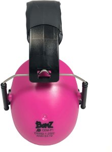 Słuchawki ochronne nauszniki wygłuszające dzieci magenta 3lata+ BANZ 3