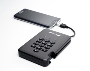 Dysk zewnętrzny HDD iStorage iStorage diskAshur PRO2 2 TB USB Typu-A 3.2 Gen 1 (3.1 Gen 1) Czarny, Grafitowy 7