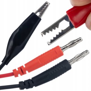 Rosfix ZESTAW SERWISOWY ZASILACZ LABORATORYJNY 32V 10A + PRZEWODY Z KLIPSEM 10SZT 7