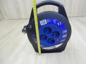Przedłużacz elektryczny zwijany 4 gniazda 10m (10) 6