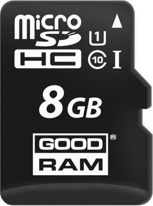 Karta GoodRam MicroSDHC 8 GB Class 10  (M1A0-0080R11) 1