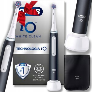 Szczoteczka magnetyczna ORAL-B iO3 White Clean Czarny Czarny (8700216117753) 12