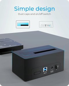 Kieszeń Icy Box ICY BOX IB-1122-U3-B 1x SATA do USB 3.2 Gen 1 czarny 2