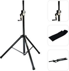 Statyw kolumnowy teleskopowy 120- 190cm do dużych kolumn do 80kg z mechanizmem zębatkowym BST one size 1