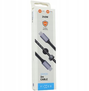 Fixed | Armor Cable USB-C/USB-C, 1.2 m, 240W | FIXDA-CC12-GR 7
