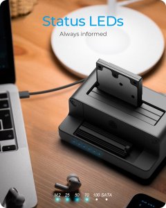 Stacja dokująca Icy Box Usb 3.2 Gen 2 (3.1 Gen 2) 6