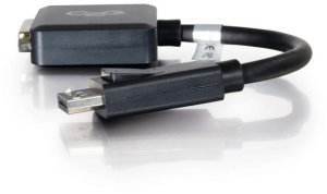 C2G 8in DisplayPort to DVI-D Adapter - DP to DVI D Adapter - Black - M/F - Videoadapter - DisplayPort (M) zu DVI-D (W) - Schwarz 2