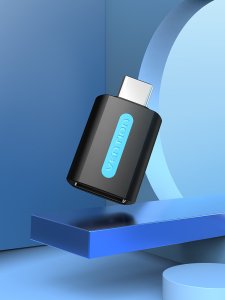 Vention CDTB0 zmieniacz płci / kabli USB C USB A Czarny 1