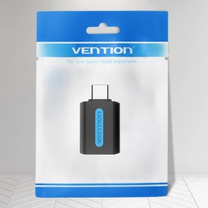 Vention CDUB0 zmieniacz płci / kabli USB C USB A Czarny 3