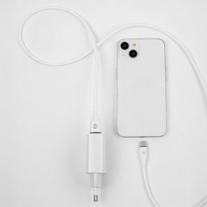 Forever kabel USB - USB-C 1,0 m 6A biały 7
