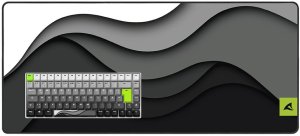 Klawiatura Sharkoon SKILLER SGK50 S3 Design Bundle D5 (szary/neon-zielony) 2