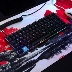 Sharkoon SKILLER SGK50 S3 PBT (schwarz. DE-Layout. Gateron G Pro 3.0 Yellow) 3