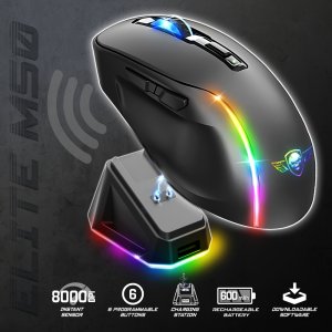 ELITE M50 Wireless RGB with charging station 4
