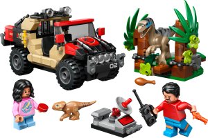 LEGO Jurassic World Ucieczka terenówką przed raptorem (76972) 8
