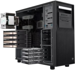 ASUS Workstation ExpertCenter Pro ET900A X9, bez procesoru, bez pamětí, bez grafiky, 2000W, černá, EU 2