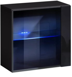 Meblościanka SWITCH LAMEL XVII dąb wotan/czarna ASM Meble 4