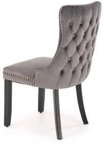 Krzesło tapicerowane ALDA szare HALMAR 3