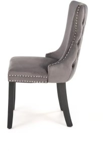 Krzesło tapicerowane ALDA szare HALMAR 4