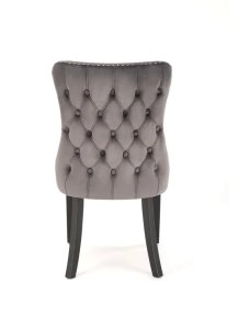 Krzesło tapicerowane ALDA szare HALMAR 6