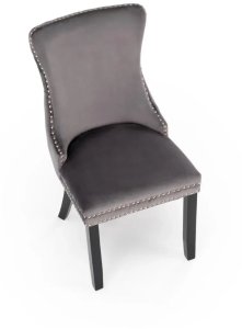 Krzesło tapicerowane ALDA szare HALMAR 7
