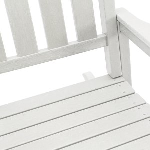 vidaXL Krzesełka bujane 2 sztuki Białe 70x92x107.5 cm HDPE, Krzesełko bujane Białe 70x92x108 cm HDPE 6
