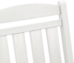 vidaXL Krzesełka bujane 2 sztuki Białe 70x92x107.5 cm HDPE, Krzesełko bujane Białe 70x92x108 cm HDPE 7