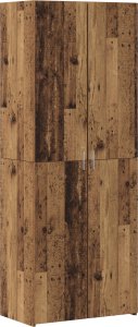 vidaXL Wysoki stół Stare Drewno 70x42.5x185 cm Drewno kompozytowe 2